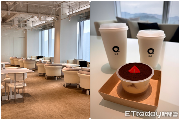 ▲北市信義區高空咖啡廳「KA Sky coffee」不對外開放了!業者於inline訂位系統上公告,11月26日起僅提供大樓商務使用,停止對外開放。(圖/記者彭懷玉攝)