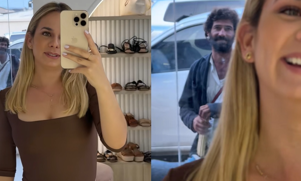 女網紅服裝店自拍意外「拍到失蹤2年男」 家人看影片成功相認。(圖/翻攝自TikTok/amysolanogutierrez)