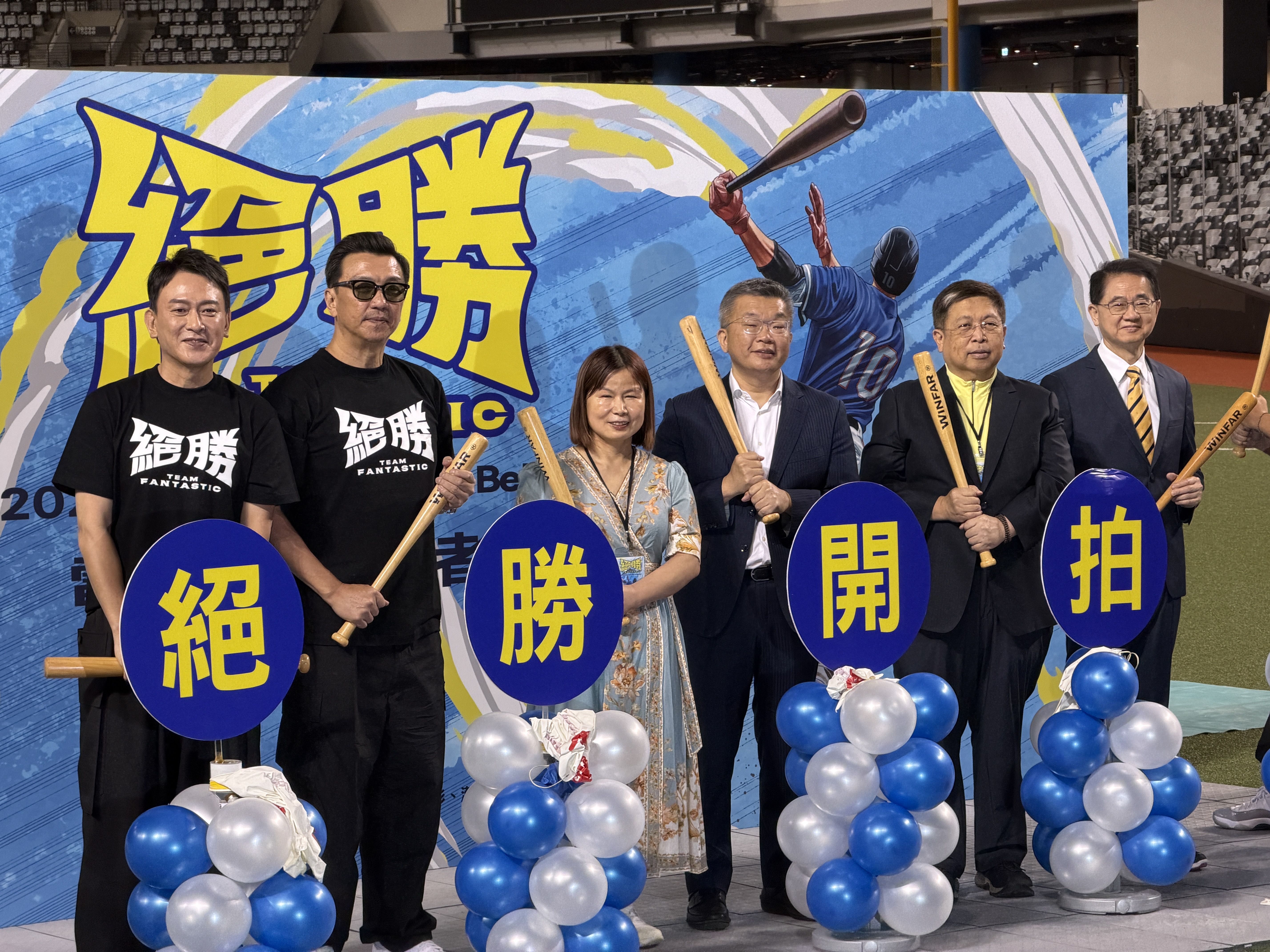 ▲▼威剛董事長陳立白出席棒球電影《絕勝Team Fantastic》開拍記者會。(圖/記者高兆麟攝)