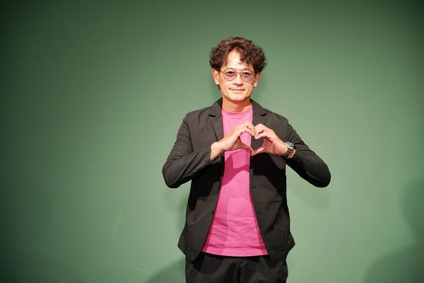 ▲柯叔元出席新戲《接住流星的人》媒體茶敘。(圖/大愛提供)