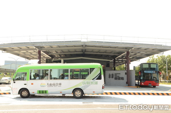 ▲台南永康轉運站10月16日啟動試營運,串聯鹽行、和順交通路網。(記者林東良翻攝,下同)