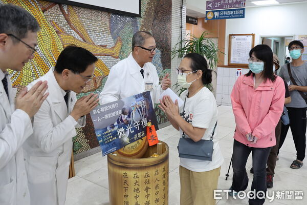 ▲花蓮慈院13日由院長室發起「一人一善.愛在光復」募心募愛活動。(圖/慈濟醫學中心提供,下同)