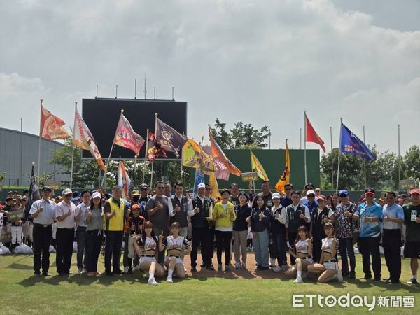 ▲2025年第16屆「台南市巨人盃國際少棒錦標賽」在亞太國際棒球訓練中心熱鬧開打。(記者林東良翻攝,下同)