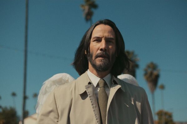 ▲《捍衛天使》基努李維、賽斯羅根、阿茲安薩里、吳珊卓。(圖/車庫提供)