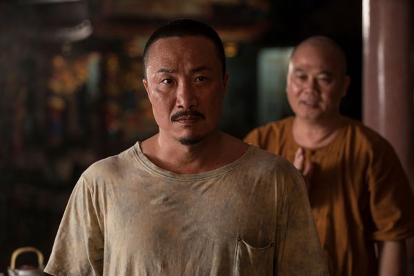 ▲《阿龍》鄭中基、姜皓文、傅舜盈。(圖/華映提供)