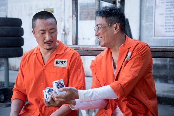 ▲《阿龍》鄭中基、姜皓文、傅舜盈。(圖/華映提供)