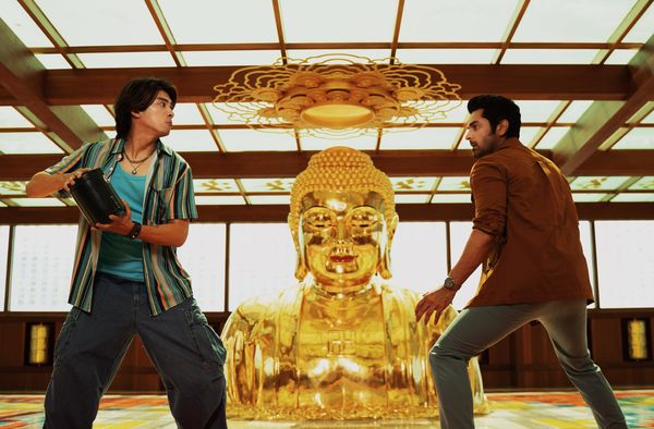 ▲《叫我驅魔男神》林哲熹、阿建巴吉瓦。(圖/光盛影業提供)