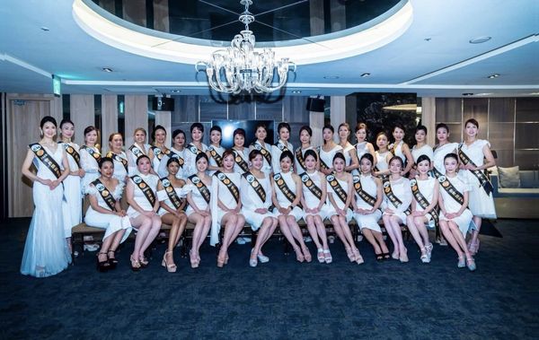 ▲美后佳麗面試後合影。。(圖/大會提供)