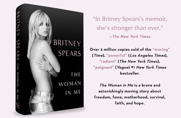 布蘭妮在自己的書《真我布蘭妮》對於前夫凱文並未口出惡言,但誰能料到如今前夫卻出書爆料。(翻攝自Britneybook官網)