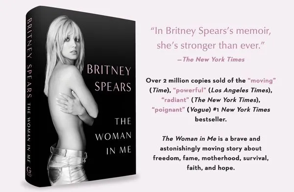布蘭妮在自己的書《真我布蘭妮》對於前夫凱文並未口出惡言,但誰能料到如今前夫卻出書爆料。(翻攝自Britneybook官網)
