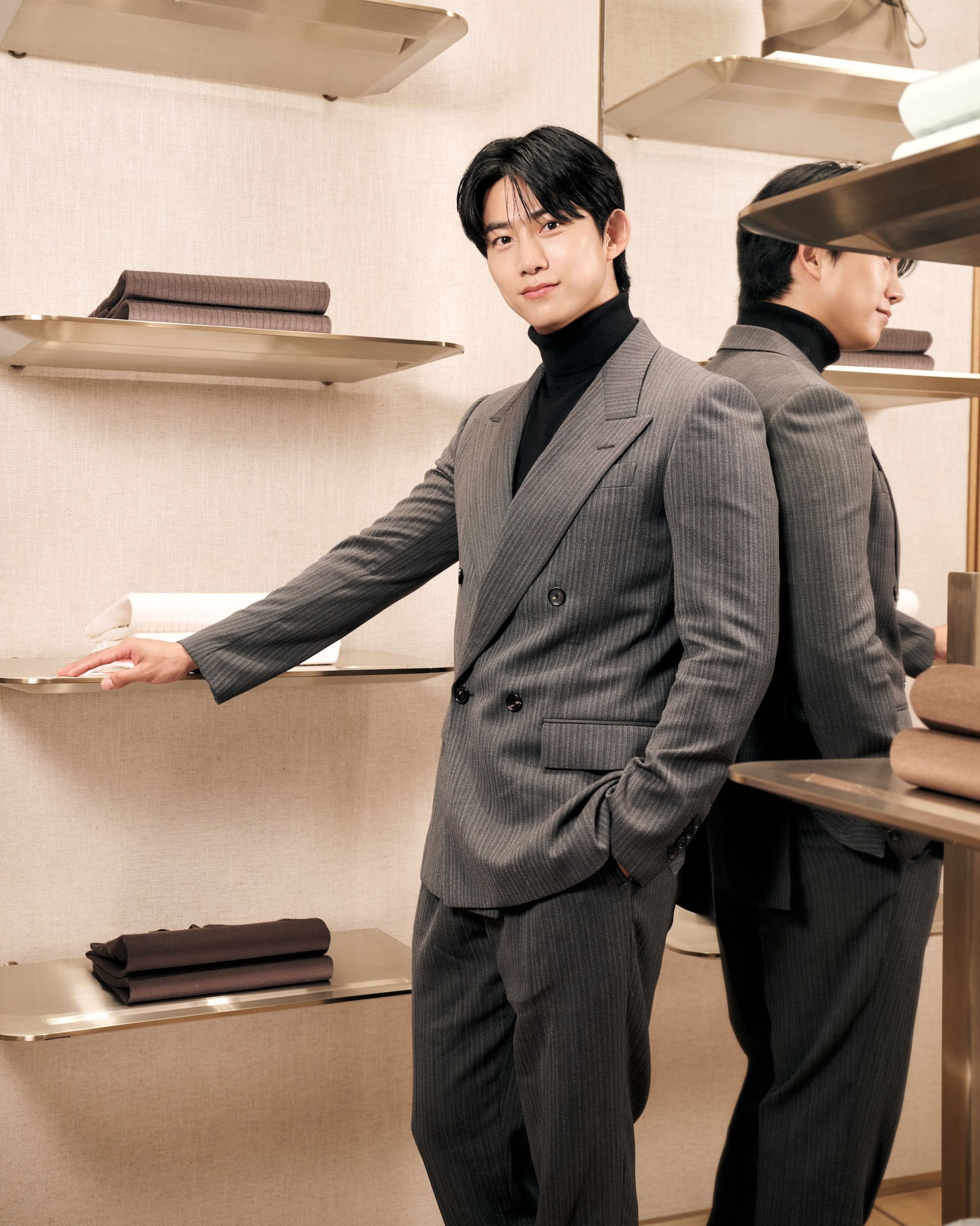 ▲Loro Piana玉澤演楊謹華。(圖/品牌提供)