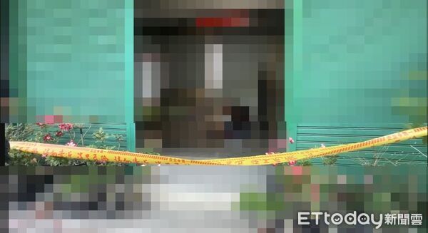 ▲台中砍人案,23歲男砍2鄰居後,坐屋內等警察來 。(圖/記者許權毅攝,下同)