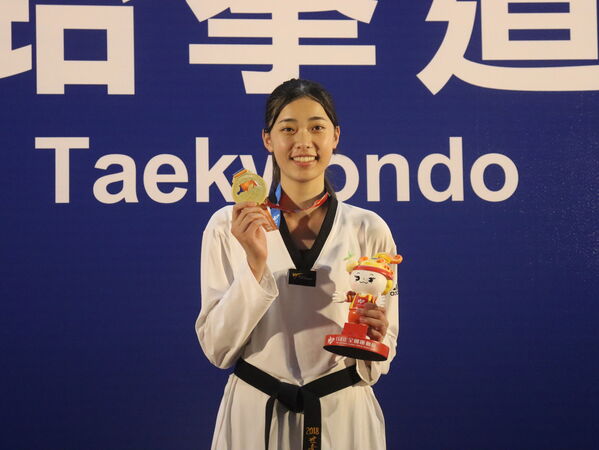 ▲羅嘉翎全運會跆拳道首度挑戰67公斤級強勢奪金。(圖/全運會提供)