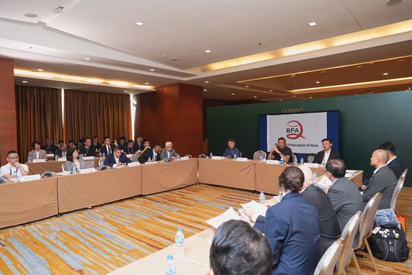 ▲辜仲諒掀亞洲「棒球熱」 率BFA挺進曼谷推國際交流。(圖/亞棒總)