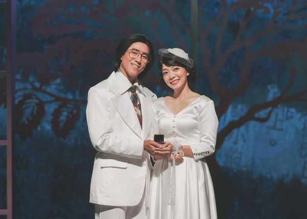 ▲舞台劇《你的故事我的夢》隋棠、李千娜、曾少宗、林雨宣、莊凱勛、湯志偉、周丹薇。(圖/寬宏提供)