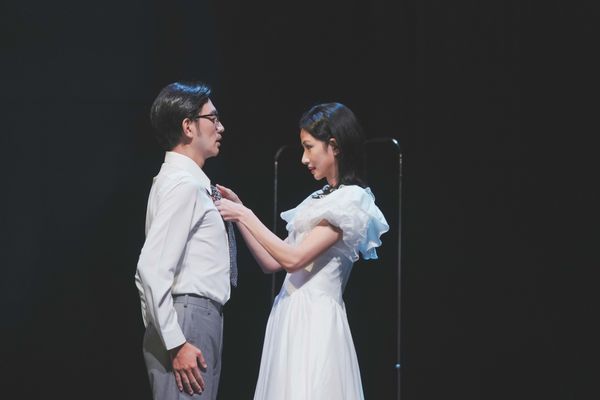 ▲舞台劇《你的故事我的夢》隋棠、李千娜、曾少宗、林雨宣、莊凱勛、湯志偉、周丹薇。(圖/寬宏提供)