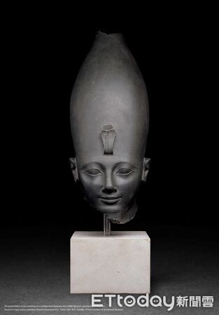 ▲奇美博物館宣布將與大英博物館合作推出《埃及之王:法老》特展,280件文物橫跨三千年歷史。(記者林東良翻攝,下同)