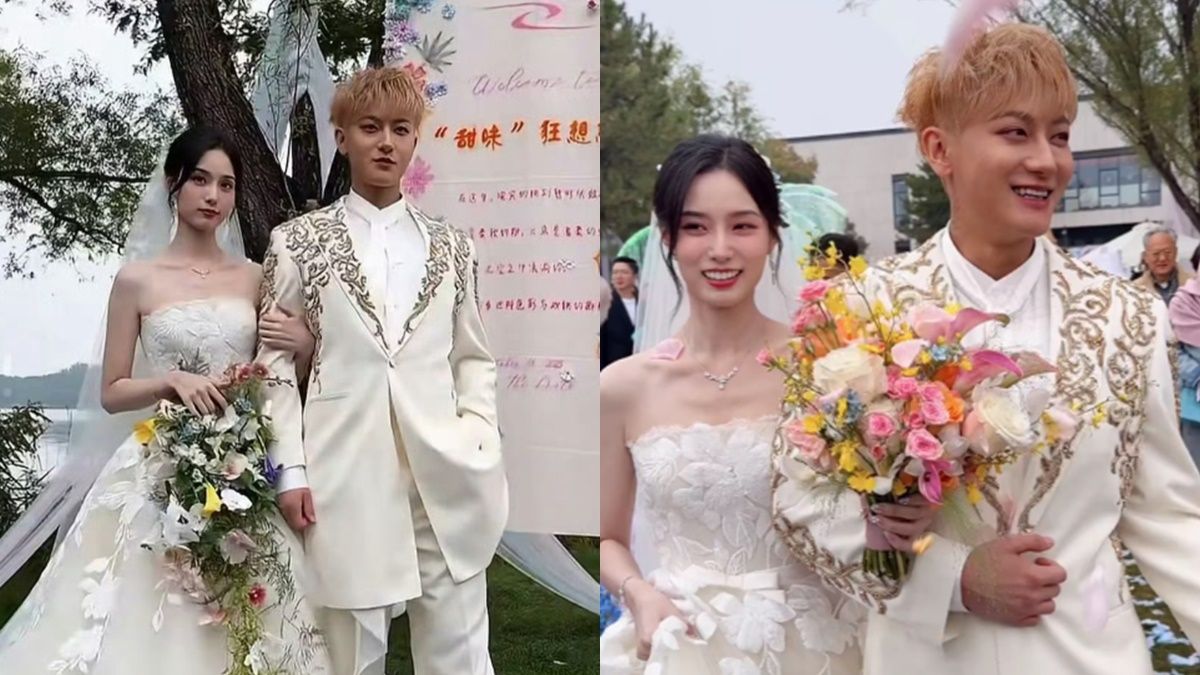 ▲▼黃子韜徐藝洋婚禮。(圖/翻攝自微博)