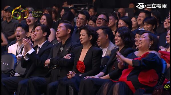 ▲金鐘獎頒獎人,KID(林柏昇)、蔡昌憲、阿達、美麗本人。(圖/翻攝自YouTube/金鐘獎 Golden Bell Awards)