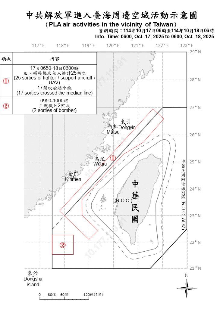 ▲▼共機動態。(圖/國防部提供)