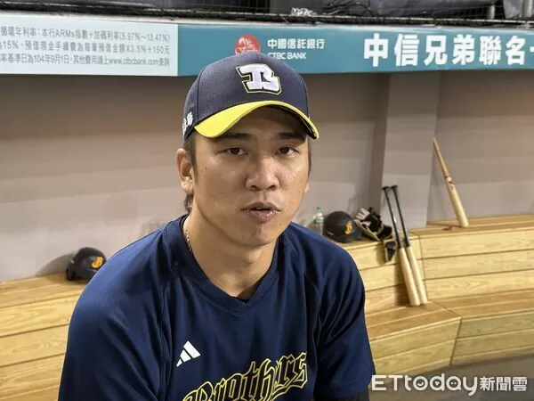 ▲中信兄弟王威晨。(圖/記者楊舒帆攝)