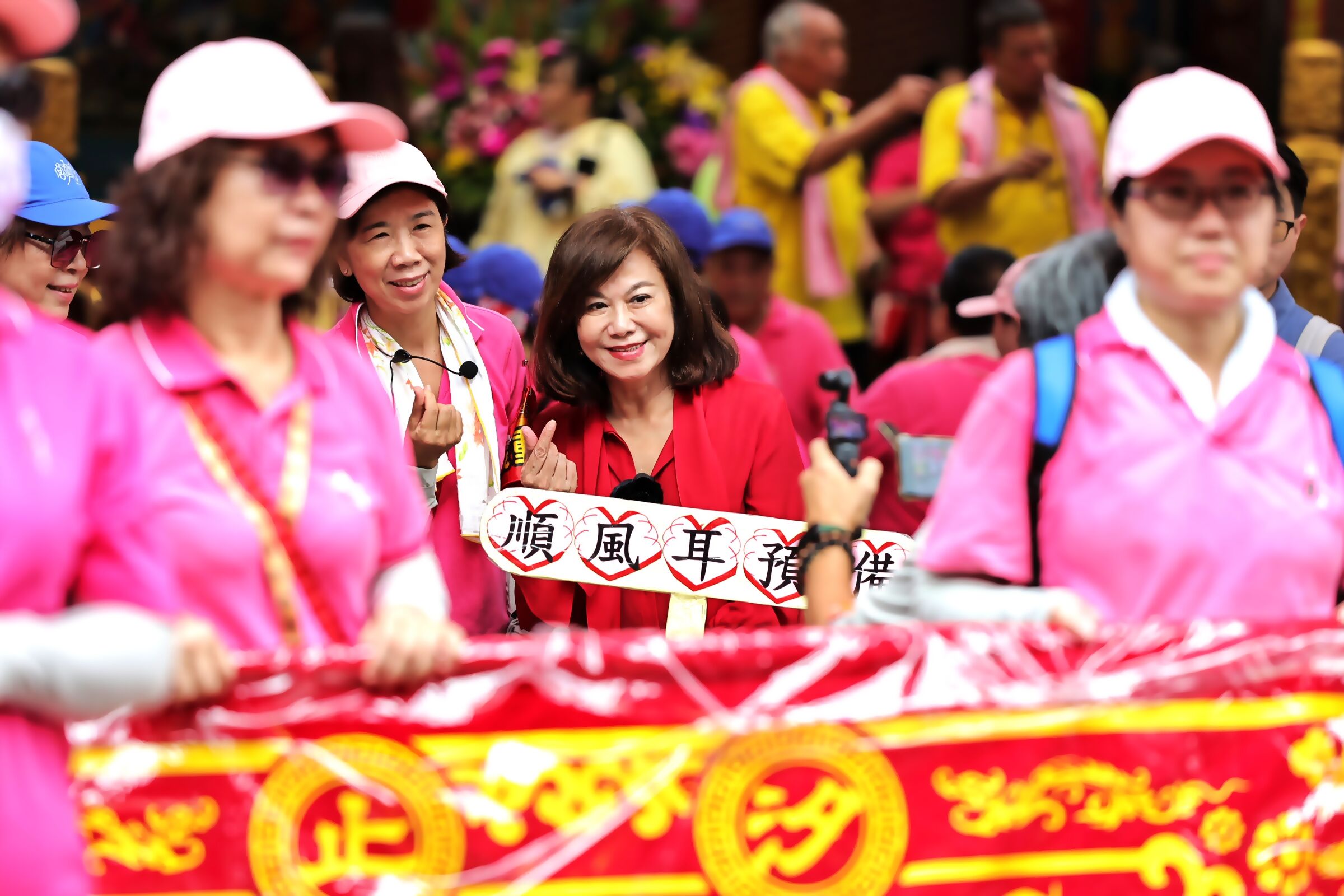 ▲三媽會香行腳駐駕七堵慶濟宮。(圖/記者郭世賢翻攝)