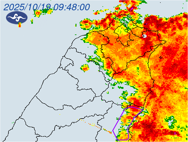 ▲▼大雷雨。(圖/氣象署)