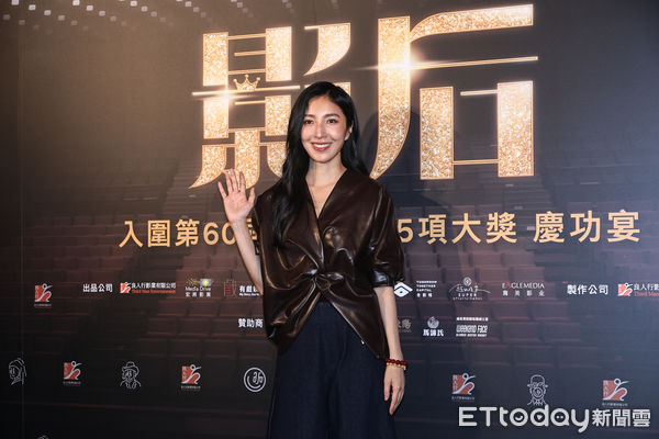 ▲楊謹華出席《影后》慶功宴。(圖/記者林敬旻攝)