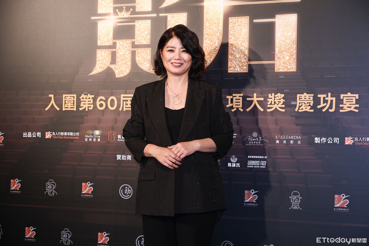 ▲嚴藝文出席《影后》慶功宴。(圖/記者林敬旻攝)