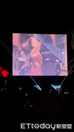 ▲BLACKPINK高雄演唱會第二天,JISOO耳機出問題。(圖/讀者提供)