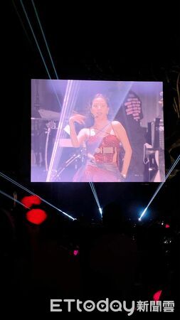 ▲BLACKPINK高雄演唱會第二天,JISOO耳機出問題。(圖/讀者提供)