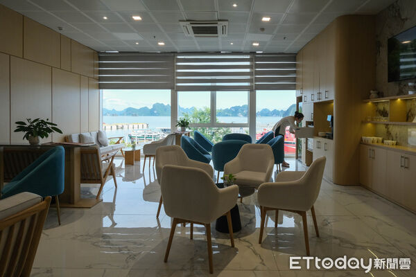 ▲「觀瀾島悅椿度假村」快艇,VIP貴賓室,奧田碼頭。(圖/記者彭懷玉攝)