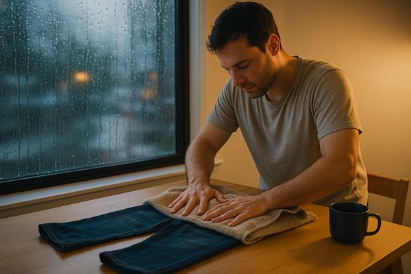 ▲雨天乾衣,雨天,潮濕,除濕機。(圖/AI製圖)