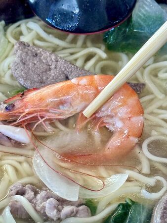 ▲▼新北瑞芳美食「秀蓮什錦麵」!老礦坑人的滋味,北濱公路孤獨飄香40餘年。(圖/部落客小虎提供)