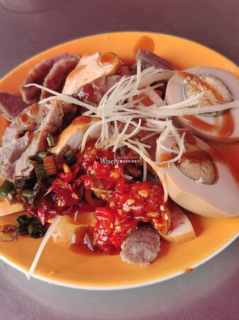 ▲▼客家風味黑白切麵攤。(圖/部落客wisely提供)