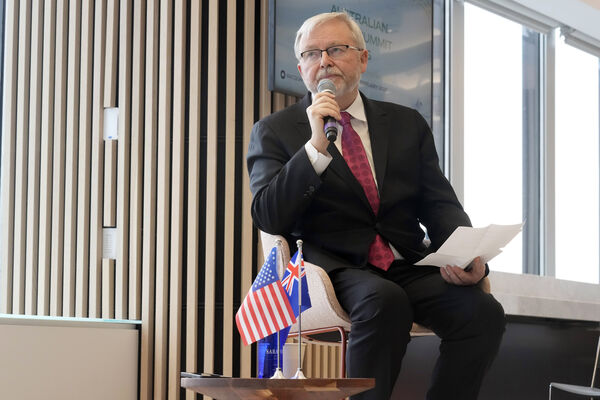 ▲▼澳洲駐美大使陸克文(Kevin Rudd)。(圖/達志影像/美聯社)