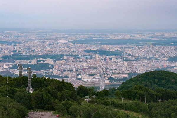 ▲▼藻岩山展望台。(圖/部落客飛天璇的口袋授權提供)