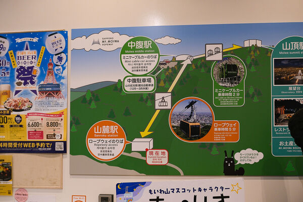 ▲▼藻岩山展望台。(圖/部落客飛天璇的口袋授權提供)