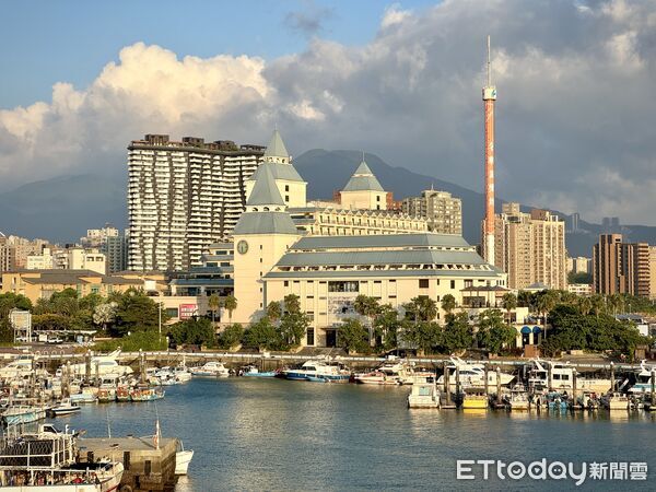 ▲淡水情人橋,淡江大橋,淡水福容大飯店,淡水夕照,淡水夕陽,淡水旅遊。(圖/記者彭懷玉攝)