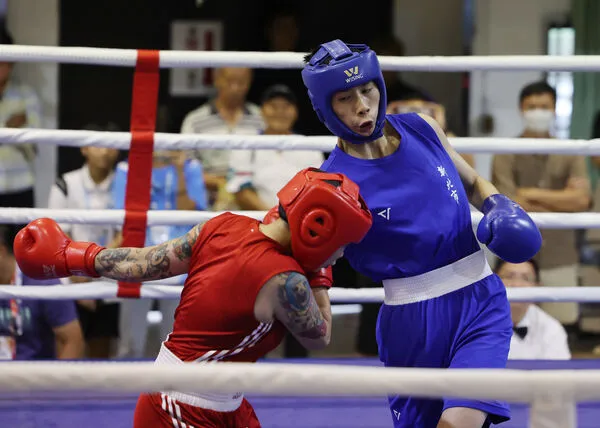 ▲林郁婷強勢出擊,笑擁全運會拳擊金牌6連霸。(圖/全運會提供)