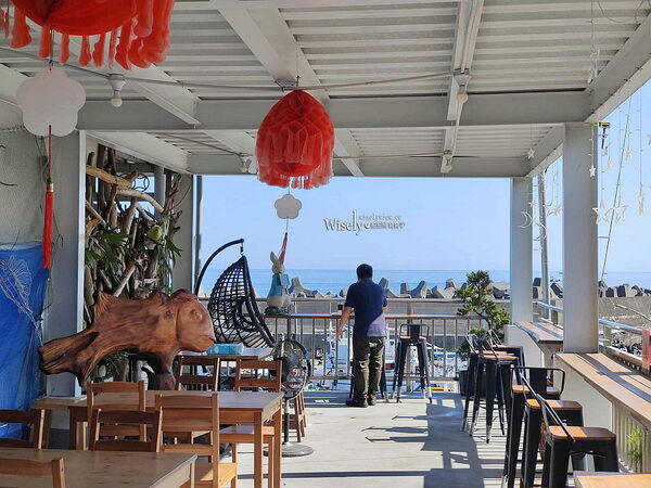 ▲▼一眼眺望太平洋龜山島美景,梗枋漁鐵驛站 漁村廚房。(圖/部落客wisely提供)