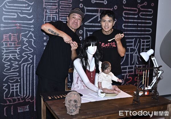 ▲▼陳為民、李冠毅《泥娃娃》主題場景揭幕活動。(圖/記者李毓康攝)