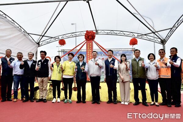▲▼ 國道8號台南系統交流道改善及跨南133路口立體化工程今舉辦動土祈福典禮。(圖/高公局提供)