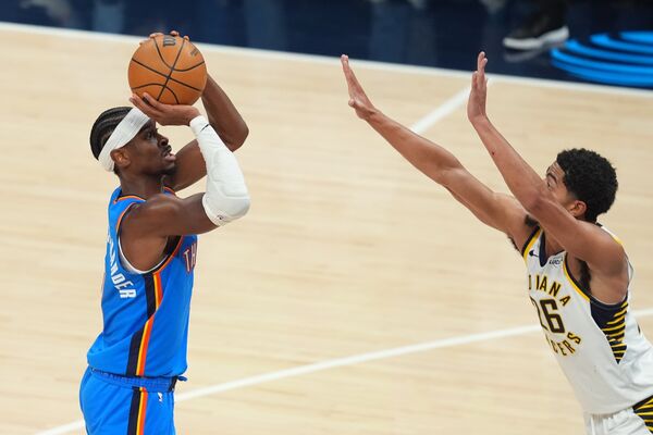 ▲金塊戈登、雷霆吉爾吉斯-亞歷山大。(圖/達志影像/美聯社)