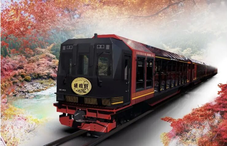 ▲▼全新嵐山小火車示意圖。(圖/嵯峨野観光鉄道株式会社提供)