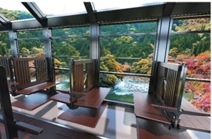 ▲▼全新嵐山小火車示意圖。(圖/嵯峨野観光鉄道株式会社提供)