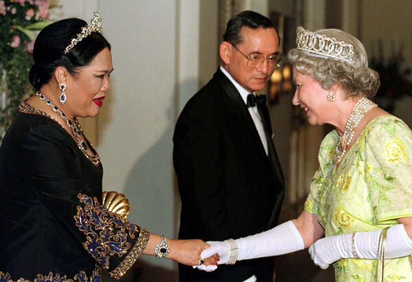 ▲▼泰國王太后詩麗吉(Queen Sirikit)病逝,享壽93歲。(圖/路透)