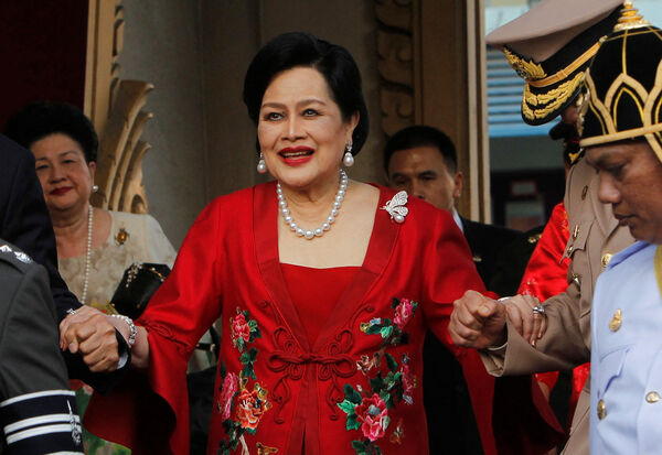 ▲▼泰國王太后詩麗吉(Queen Sirikit)病逝,享壽93歲。(圖/路透)