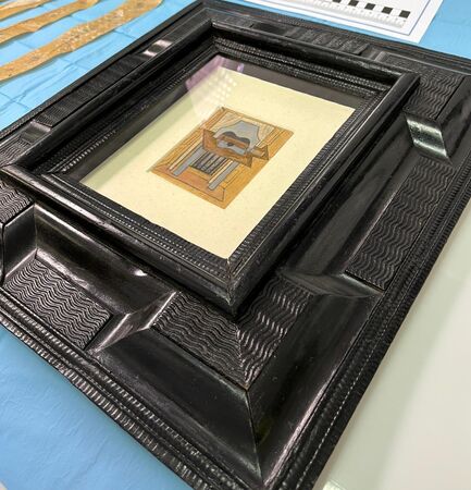 ▲▼畢卡索(Pablo Picasso)作品《吉他靜物》(Still life with guitar)。(圖/VCG)