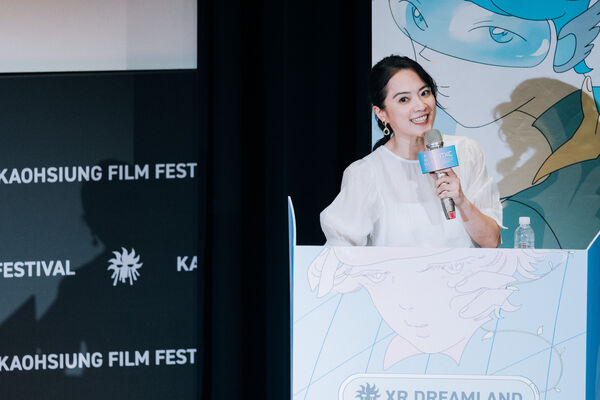 ▲雄影國際競賽頒獎典禮主持人高伊玲。(圖/雄影提供)